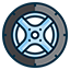 Auto Wheel and Rim Repair Icon
